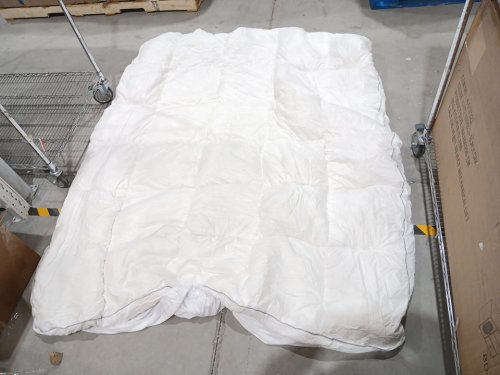 oeko mattress pad - Queen - white image 3