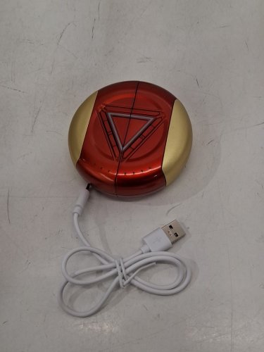 2pk Rechargeable electric Hand Warmer - Magnetic, 5200mAh (2600mah each), 3 heating Levels - red/gold (model: bl-nsb01) image 3