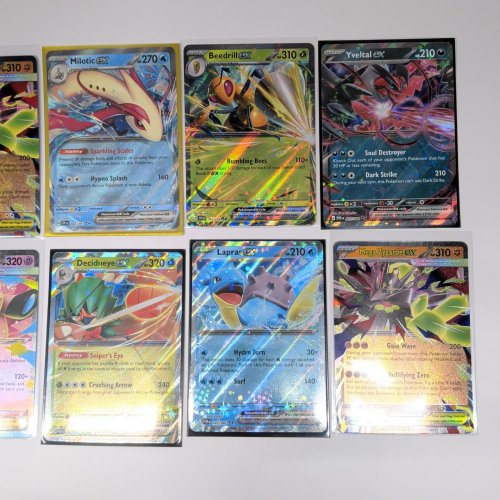 10 Assorted Pokemon Rare Foil EX Collector Trading Cards image 4