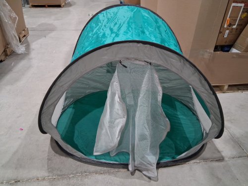 bblüv Sunkitö portable Anti-UV Pop-Up Tent with Mosquito Net - SPF 50 - blue/Grey (model: b0135) image 3
