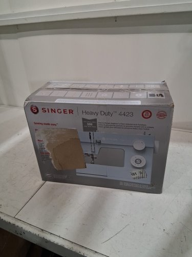 singer heavy duty metal frame High Speed Sewing Machine  - meltwater blue (model: 4423) image 2