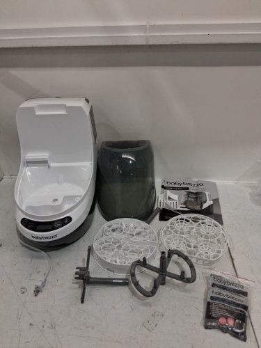 BABYBREZZA BOTTLE WASHER PRO 3-IN-1 WASHER/STERILIZER/DRYER - HOLDS 4 BOTTLES - BLACK/WHITE (MODEL: BRZ0103) image 5