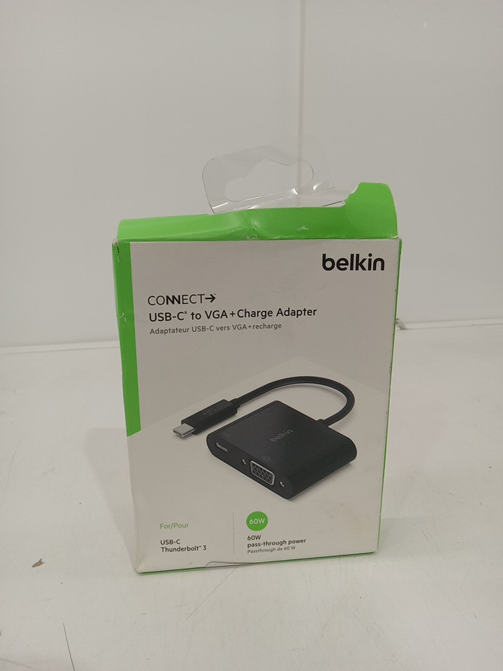 BELKIN CONNECT USB-C TO VGA+ CHARGE ADAPTOR image 2