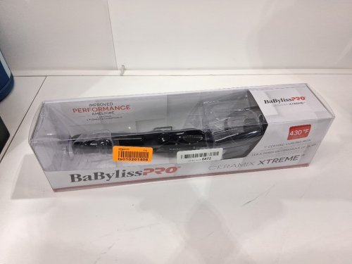 BABYLISSPRO CERAMIC CURLING IRON WITH SPRING HANDLE - 1" - BLACK (MODEL: BABC100SNC) image 2