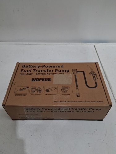 CORDLESS BATTERY POWERED FUEL TRANSFER PUMP - 12GPM - RED/BLACK (MODEL: WDP89B) image 2