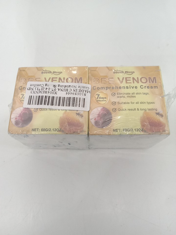 2PK SOUTH MOON bee venom ointment cream for skintags, warts & moles - 60G each image 3