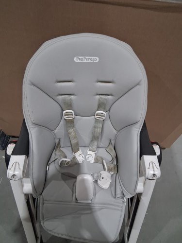 Peg Perego Siesta, Grow with Baby Folding High Chair & Recliner - grey - (MODEL: IMSIESNA03BL73) image 4