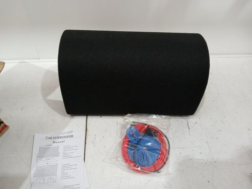 12V Car Subwoofer, Large Power Tunnel Type Bass Speaker System - 12v - 4 ohms - Black - image 6