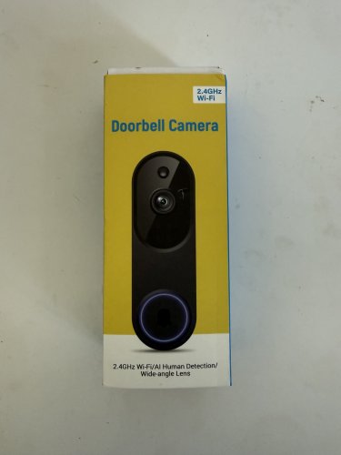 1080P WIRELESS DOORBELL SECURITY CAMERA, AI HUMAN DETECTION, 2-WAY AUDIO, NIGHT VISION, REAL-TIME MOTION ALERTS - BLACK (MODEL:M52) image 2
