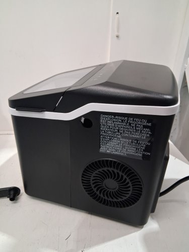 Iceman Dual-Size Ice self cleaning portable counter top ice maker - 22lbs/24hrs - black (model: rj56-bul-12) image 9
