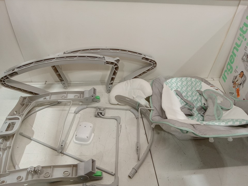 Ingenuity Keep Cozy 3-in-1 Grow with Me Vibrating Baby Bouncer Seat & Rocker - 6-40LBS - weaver/grey/white (MODEL: 8731) image 3