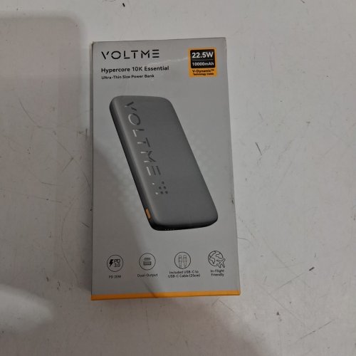 Voltme Hypercore 10K Essential Ultra-Thin power bank - 22.5w - 10000mah - grey (model: hp10a) image 2