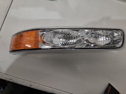 4pc weelmoto front Headlights Housing Amber Reflector - for select Chevrolet models - chrome (model:CVSV9900-10) image 5