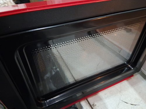 GALANZ RETRO STYLE COUNTERTOP MICROWAVE OVEN - 0.9CU.FT. - RED - (MODEL:GLCMKZ09RDR09) image 7