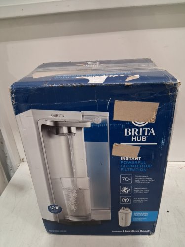 Brita Hub 12-CUP Instant Powerful Countertop Filtration system - FILTERS UP TO 120GAL OF WATER - SILVER (MODEL: 87340C) image 8