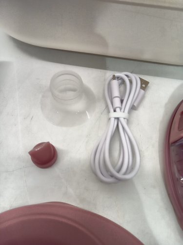 MOMCOZY MOBILE STYLE HANDS-FREE SLIM DOUBLE BREAST PUMP - COZY RED (MODEL: BP311) image 4
