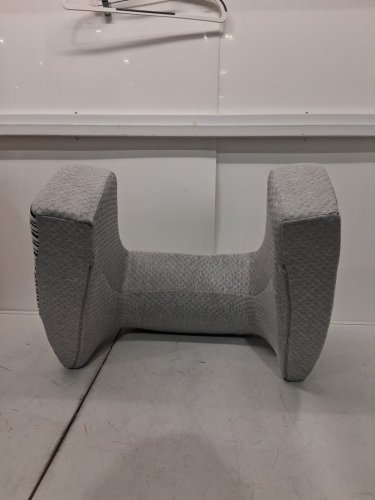 cooloo8 memory foam lap reading pillow with side pocket - 22'' x 13'' - grey image 4