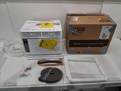 garvee window air conditioner with remote control - 6000btu - white (model:twc-06crd1/l1ui) image 2