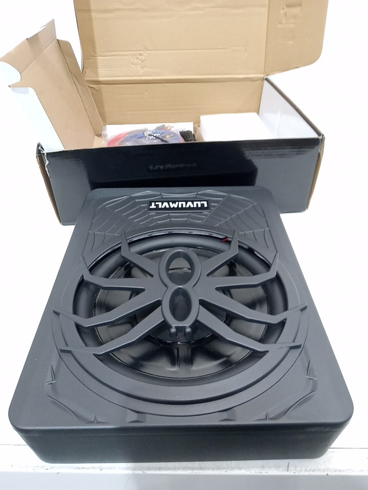 LUVUMVLT Slim Under Seat Powered Subwoofer and Amp Package - 10", 1200W - (Model: LU-mzz10apr) image 5