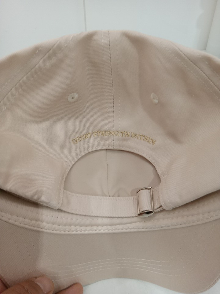 Be Resilient 100% Cotton Twill Baseball Cap - OSFM - Beige image 3