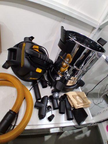dewalt pro stainless steel wet/dry vacuum - 8gal/30L - 5hp - silver/black (model: dxv08s / 1671616a) image 5