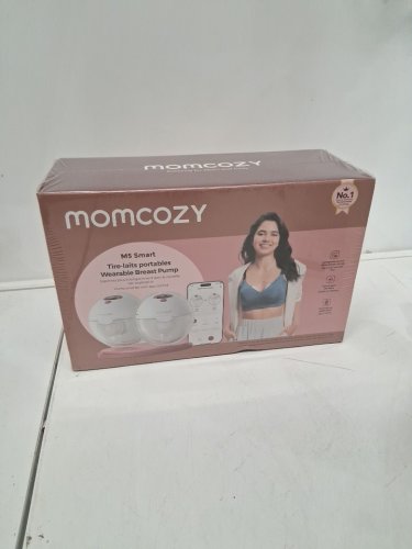 MOMCOZY M5 SMART WEARABLE BREAST PUMPS WITH APP CONTROL - WHITE (MODEL: BP380) image 2