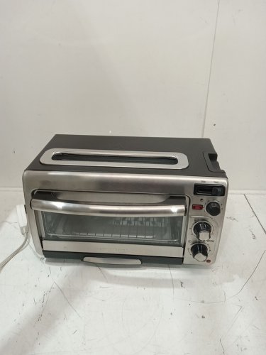 Hamilton Beach 2-in-1 Microwave oven and toaster - black/silver (Model: 31156J) image 3