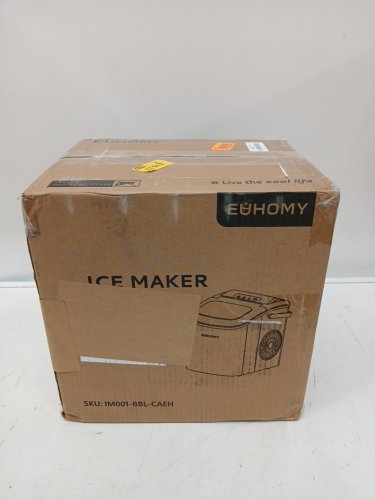 EUHOMY Countertop Ice Maker Machine - MAKES 26LB/Day - BLACK (MODEL: im-06d/IM001-Bbl-CAEH) image 2