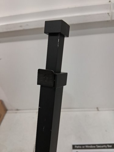 IDEAL SECURITY PATIO DOOR SECURITY TENSION BAR - 25.75"-47.5" - Black (MODEL: BK110W) image 4