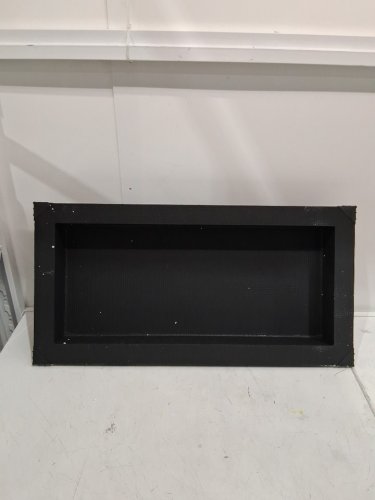 multi-use Shower Niche ready for tile wall insert - 16'' x 32' - black (model: XPSNICHE1632) image 4