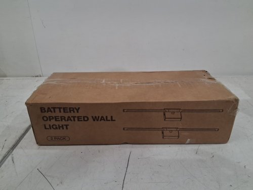 2pk ESUNYD Battery Operated Wall Sconces Set - 3cct - 10000mAh - black image 3