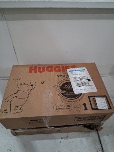 198PK HUGGIES LITTLE SNUGGLERS BABY DIAPERS - SIZE 1 (UP TO 14LB) - DISNEY WINNIE THE POOH (MODEL: 56308) image 3