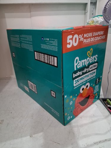 138PK PAMPERS BABY DRY ULTRA DIAPERS - SIZE 5 (20-37LBS) - SESAME STREET image 2