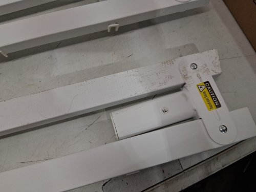easy assembly low profile 6" metal bed frame - queen - white image 6