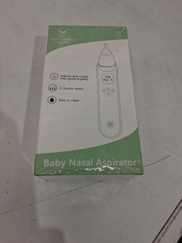 BABY NASAL ASPIRATOR WITH MUSIC AND SOUND - 3 MODES - WHITE/GREEN (MODEL:KA1001) image 2
