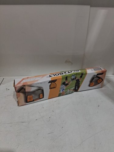 BLITZBOLT POP-UP SOCCER GOAL- 4FT X 3FT - BLACK/ORANGE image 2