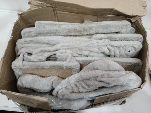 feandrea multi-level cat tree tower - 61" - grey (model: pct192w01v1) image 3