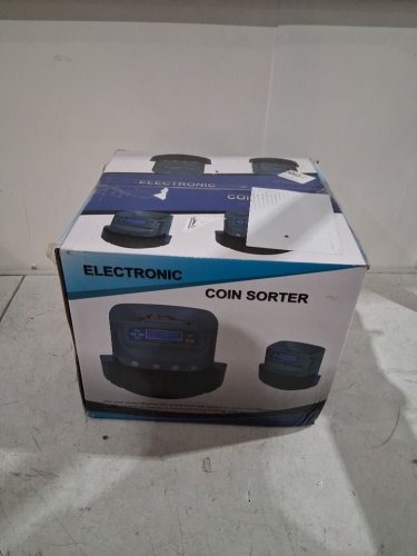 XINDABILL PROFESSIONAL DIGITAL AUTOMATIC COIN SORTER & ROLLER - 500 COIN CAPACITY/150 COINS PER MINUTE - BLACK (MODEL: XD-9005) image 2