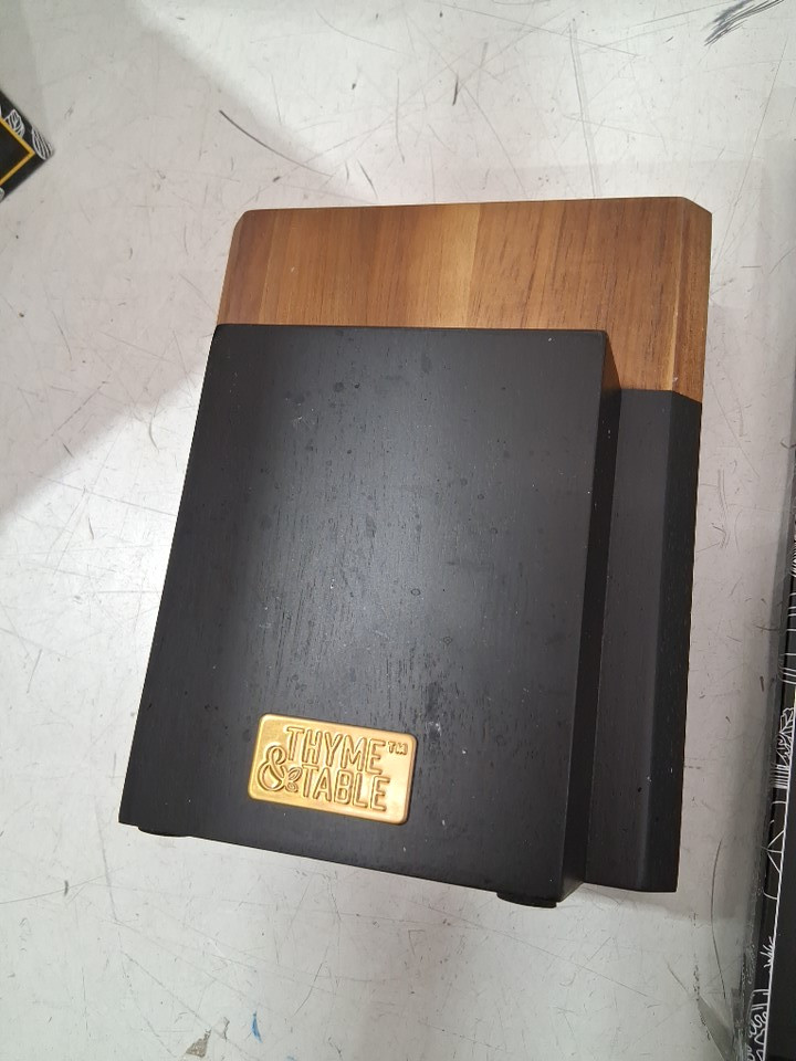 9pc thyme & table knife block set - gold (mode : tt0976r-thy) image 7