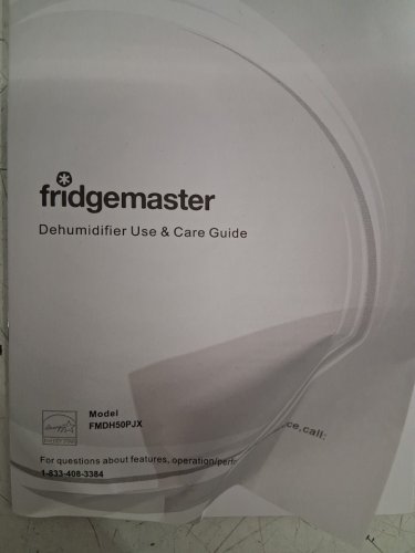Fridgemaster 50 Pints Dehumidifer with Pump for 4,500 sq.ft. - WHITE - (MODEL: fmdh50pjx) image 5