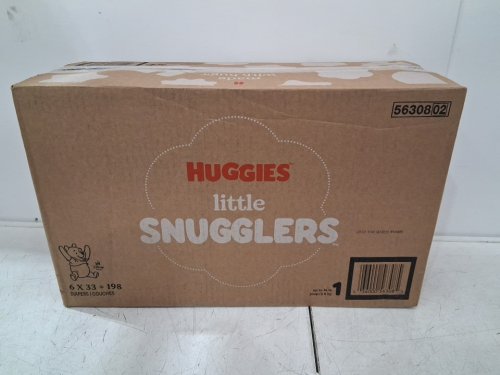 198PK HUGGIES LITTLE SNUGGLERS BABY DIAPERS - SIZE 1 (UP TO 14LB) - DISNEY WINNIE THE POOH (MODEL: 56308) image 3
