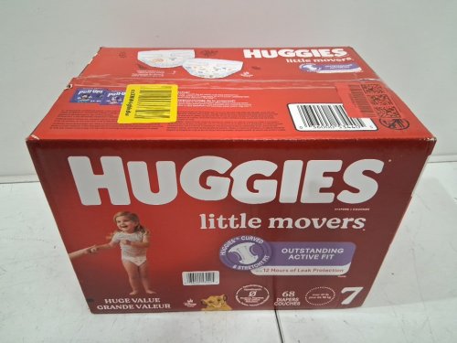 68PK HUGGIES LITTLE MOVERS BABY DIAPERS - SIZE 7 (41LBS+) - DISNEY THE LION KING LIMITED EDITION (model: 53440) image 2