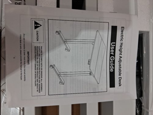 ELECTRIC SIT-STAND DESK FRAME - 40" X 24" - WHITE image 5
