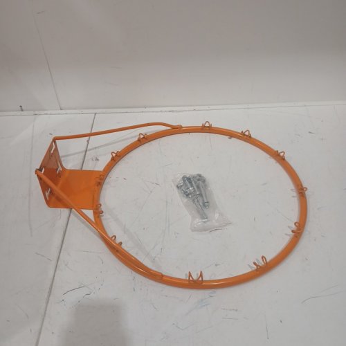 indoor/outdoor heavy duty integrated wall mounted standard basket ball hoop - 18" - orange (model: lq-10) image 4