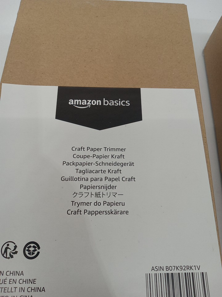 Amazon Basics Craft Paper Trimmer - 12" maximum cut - white image 2