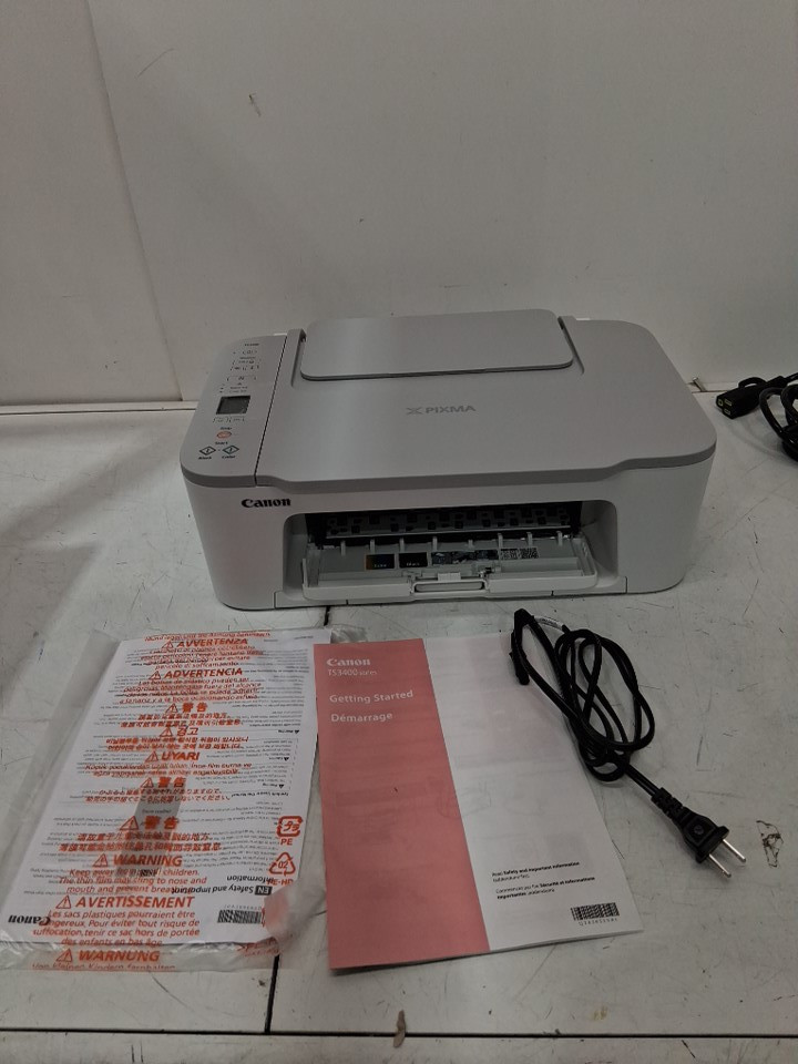 Canon PIXMA TS3420 Wireless Inkjet Printer - White (MODEL: K10514) image 2