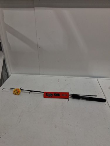 ugly stick gx2 spinning rod- 6ft light action 4-10lb line- black/red image 3