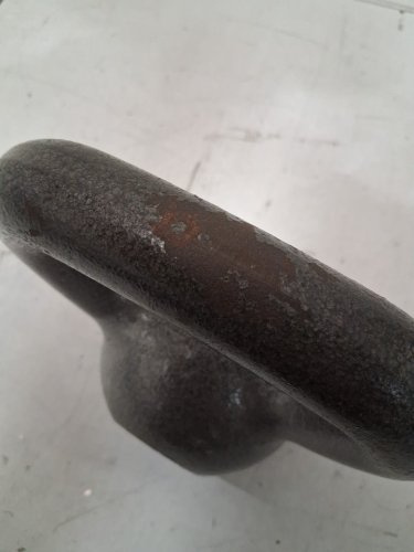 CAP barbell cast iron kettlebell weight - 15lbs - silver image 3