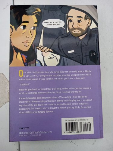 (paperback) Borders: A graphic novel by natasha donovan and thomas king image 3