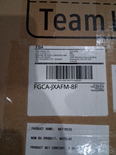 Twolike 8 Inch Gel Memory Foam Mattress - FULL (MODEL:FGCA-JXAFM-8F) image 3